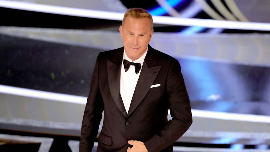 Kevin Costner speaks onstage during the 94th Annual Academy Awards at Dolby Theatre on March 27, 20...