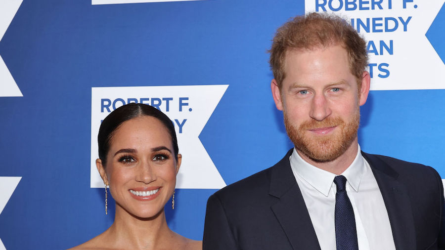 Meghan, Duchess of Sussex and Prince Harry, Duke of Sussex attend the 2022 Robert F. Kennedy Human ...