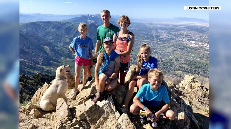 The McPheters family enjoys hiking together. (Justin McPheter)...