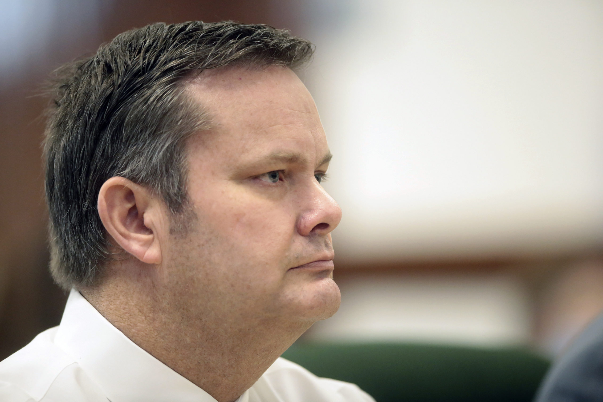 FILE - Chad Daybell appears during a court hearing in St. Anthony, Idaho, Aug. 4, 2020. An Idaho ju...