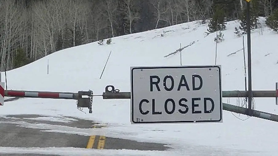 An avalanche blocking of SR 31 in Huntington Canyon. (Emery County Sheriff's Office)...