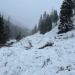 An avalanche blocking S.R. 31 in Huntington Canyon. (Emery County Sheriff's Office)
