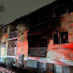 The damages of the fire at the Liberty Heights Apartments (Sandy Fire) 
