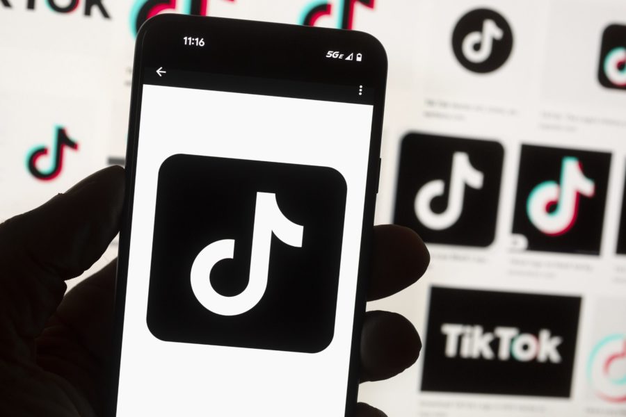FILE - The TikTok logo is seen on a cellphone on Oct. 14, 2022, in Boston. TikTok says every accoun...
