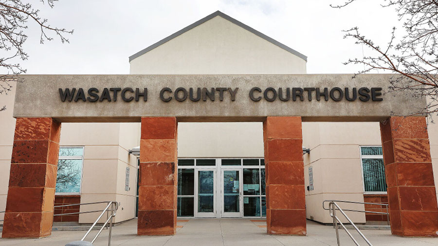 The Wasatch County Courthouse in Heber City is pictured on Friday, March 12, 2021. (Deseret News/Je...
