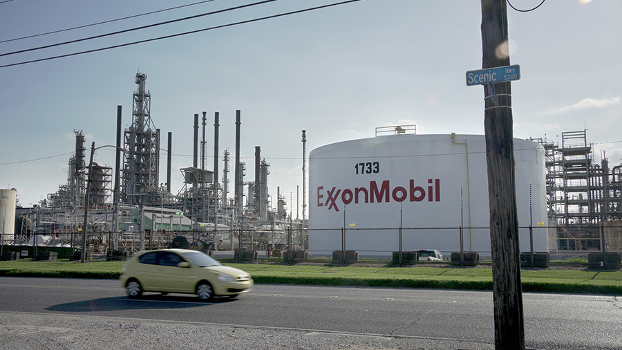 A view of the ExxonMobil Baton Rouge Refinery in Baton Rouge, Louisiana, U.S., May 15, 2021. Pictur...