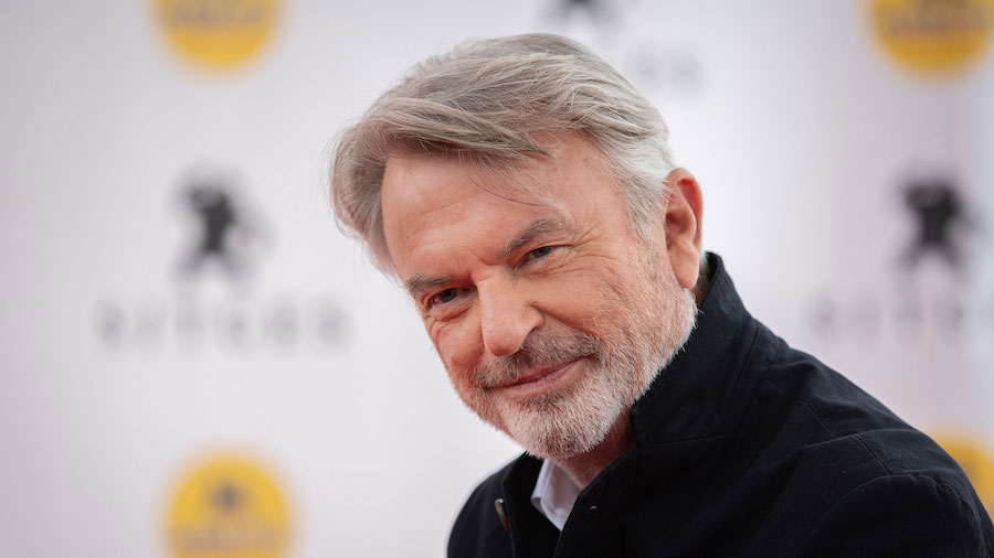 Actor Sam Neill, seen here in Oct. 2019 in Sitges, Spain, reveals he battled cancer in his new memo...