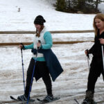 Ann Meeks and DeLaina Tonks love snowshoing but they are ready for winter end. (Jack Grimm/KSL TV)