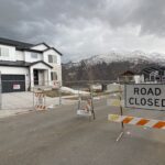 A landslide claimed two Draper homes on April 22, 2023. (Jed Boal, KSL TV)