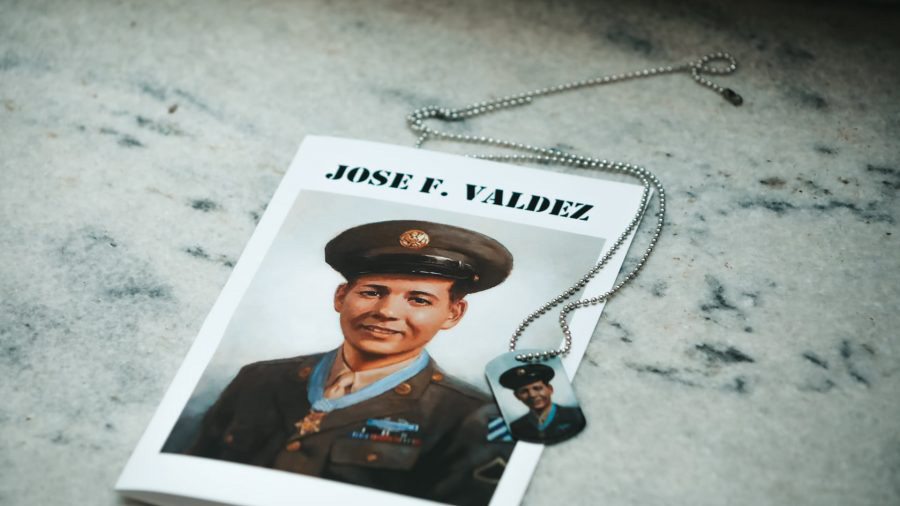 Medal of Honor recipient Jose Valdez...
