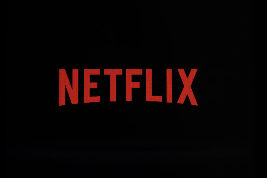 FILE - The Netflix logo is seen on an iPhone in Philadelphia, July 17, 2017. Fans anticipating Netf...