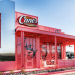 The Post Malone designed Raising Cane's restaurant set to open in Midvale, Utah. (Raising Cane)