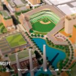 A rendering of a planned MLB stadium in Salt Lake City, Utah. (Big League Utah)
