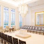 One of the sealing rooms of the Saratoga Springs Utah Temple. This is where marriages, or sealings, are performed that unite couples and their families for eternity. (Intellectual Reserve, Inc.)