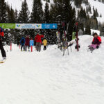 Skiers and snowboarders at the Snowbird resort. (KSLTV/Mark Less)