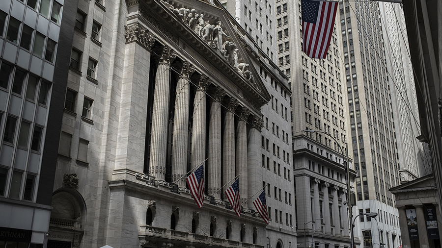 The New York Stock Exchange (NYSE) in New York, US, on Tuesday, March 28, 2023. Stocks rose with U...