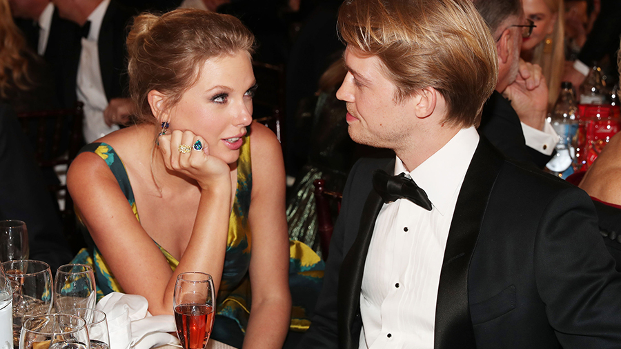 Taylor Swift and Joe Alwyn at the 77th Annual Golden Globe Awards held at the Beverly Hilton Hotel ...