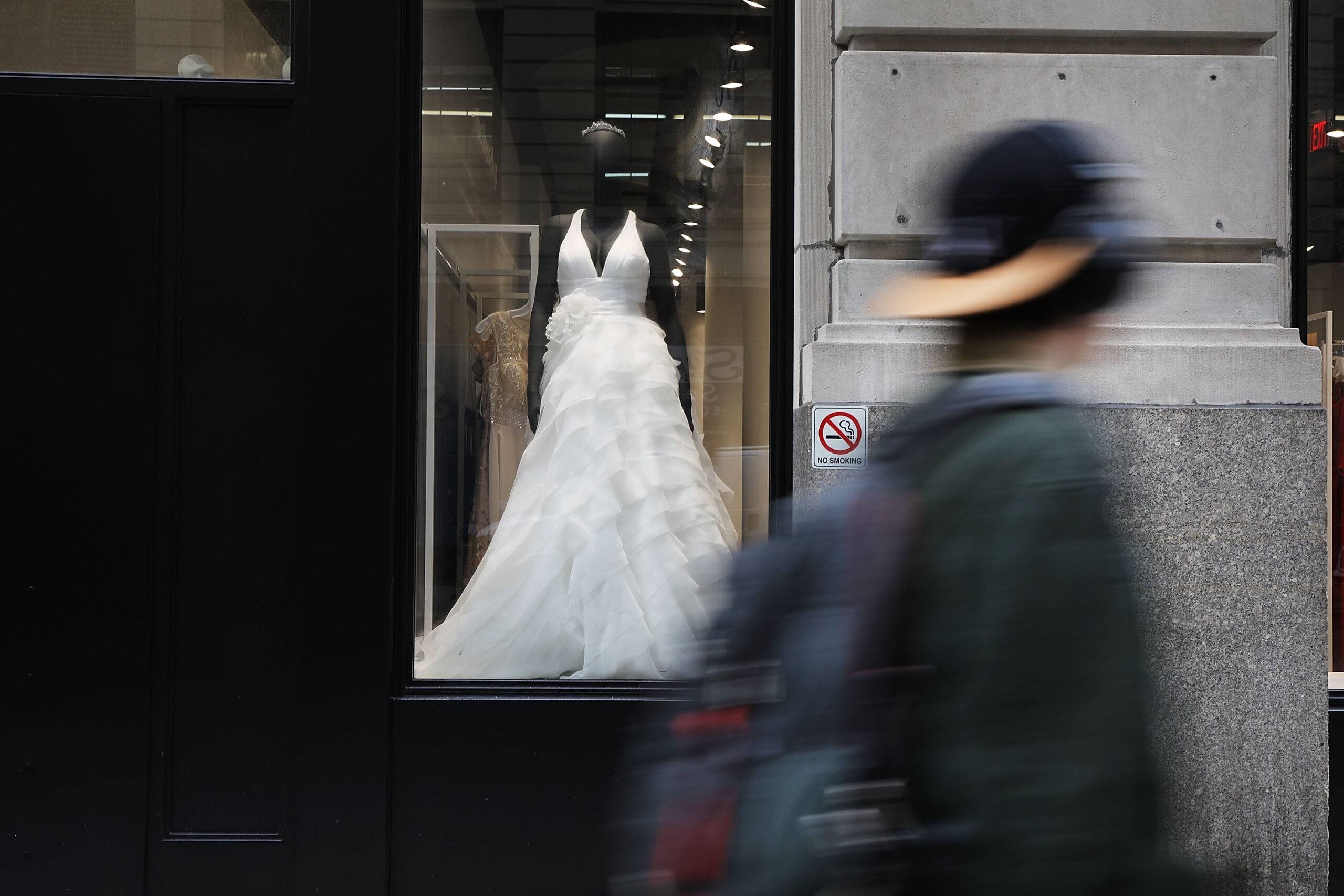 NEW YORK, NY - NOVEMBER 19: A David's Bridal store stands in Manhattan on November 19, 2018 in New ...