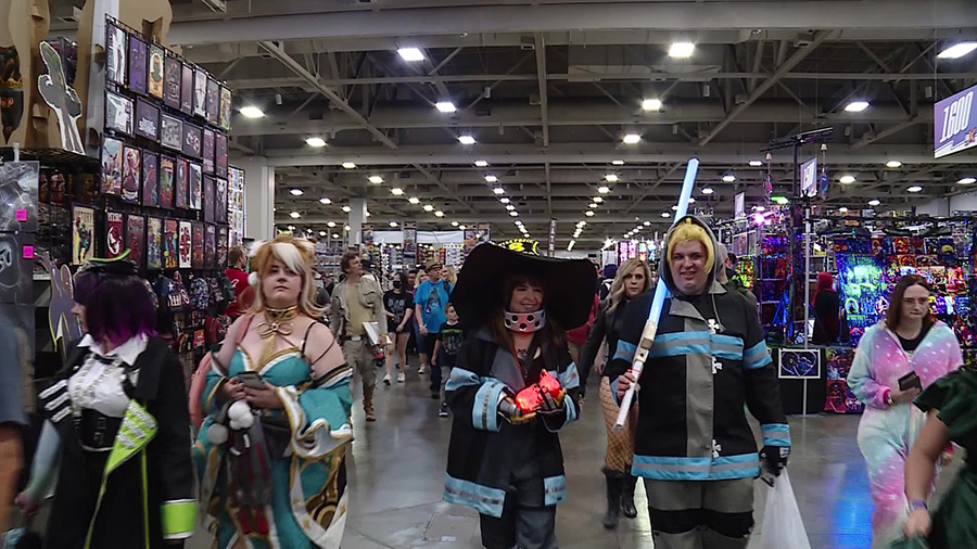 Fans gather at the Salt Palace Convention Center for a weekend of cosplay and magic at Fan X. (KSL ...