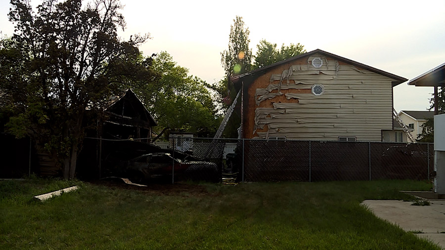 The remains of the house after the fire. (KSLTV)...