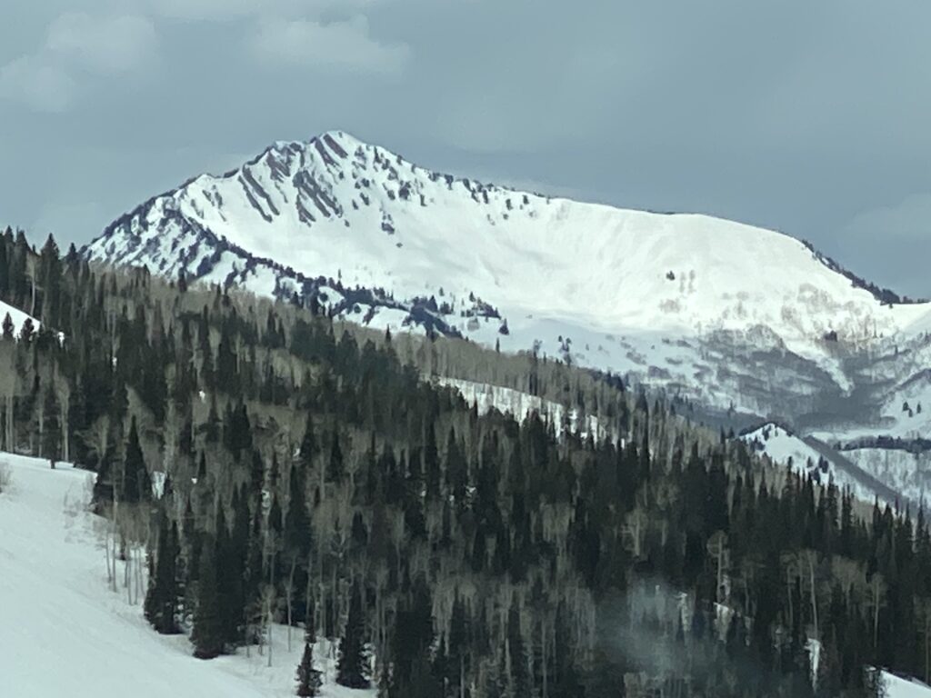 Snow on Utah peaks