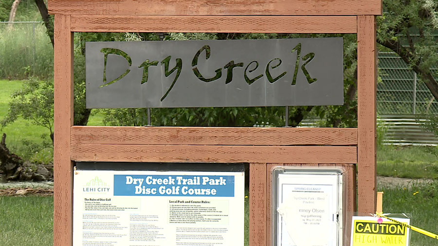 Dry Creek closed off to the public. (KSL TV)...