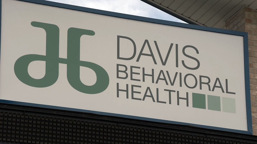 The Davis Behavioral Health building sign (KSL TV)...