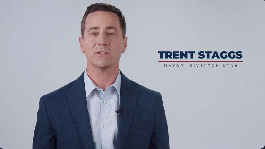 Riverton Trent Staggs announced his campaign against Sen. Mitt Romney, R-Utah, on Tuesday. (Mayor T...