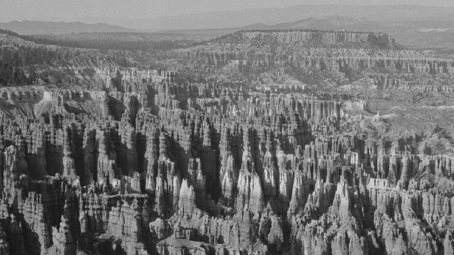 Early photo of Bryce Canyon National Park...