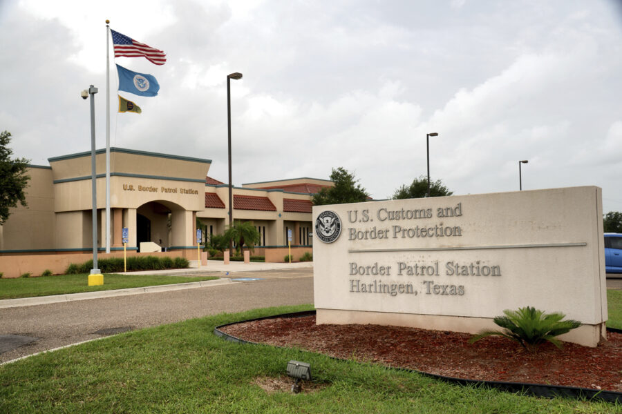 FILE - Border Patrol station in Harlingen, Texas. (David Pike/Valley Morning Star via AP, File)Cred...