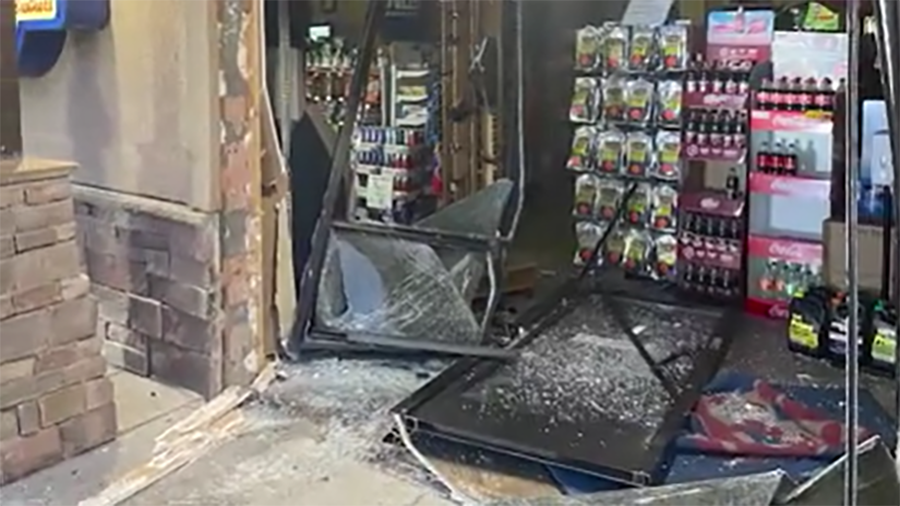 RB's One Stop store damage...