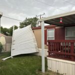 Damage from storm in Riverdale, Utah, on July 3, 2023. (Alan Murphy)