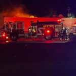 Fire destroys Spanish Fork Chevron Gas Station. (Kyle Webb)