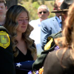 A memorial service was held at the Dee Events Center for Cpl. Steven Lewis, 54, and deputy Jennifer Turner, 39. (Greg Anderson/ KSL TV)