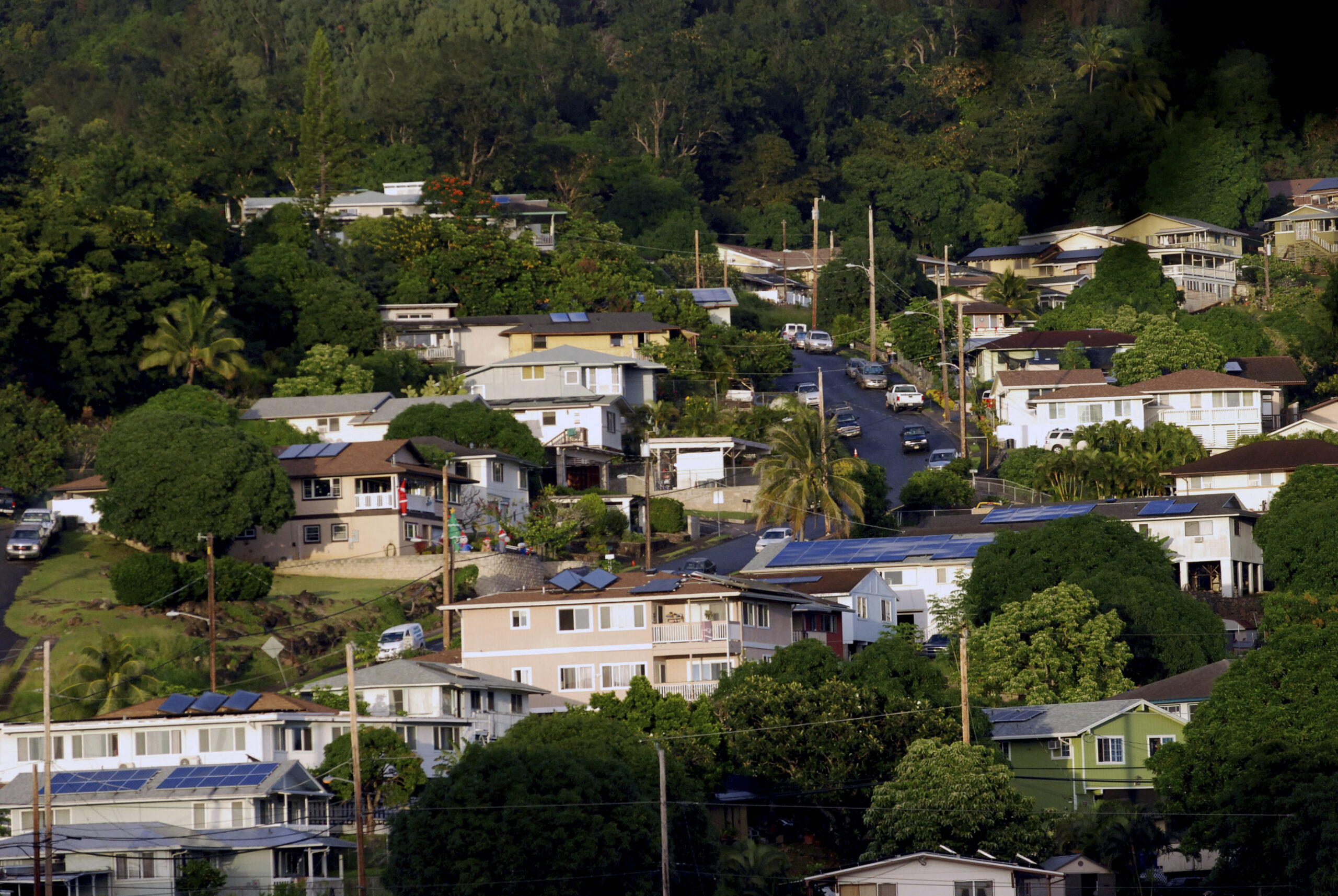FILE - A neighborhood of single-family homes is shown Thursday, Dec. 24, 2015, in Honolulu. Two-thi...