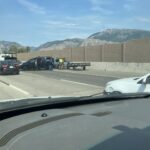 The scene of the crash on I-15. (Jeffrey Dahdah/KSL TV)
