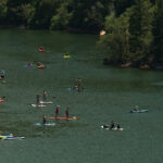 Thousands of Utahs are looking for relief from this weekend's heat at the state's lakes and rivers. (KSL TV)