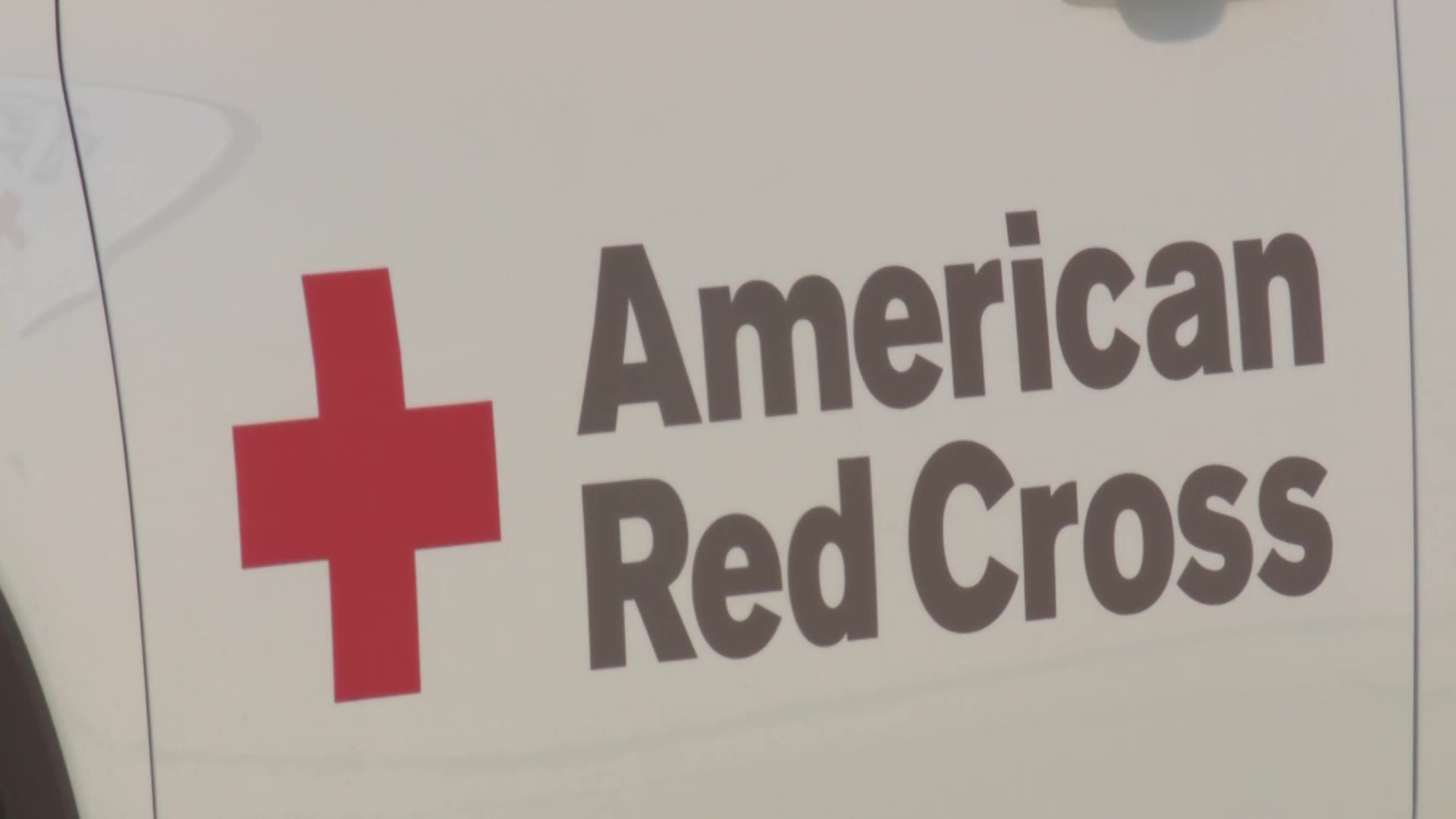 An American Red Cross van in Utah....