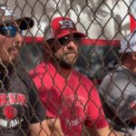 Sean Moore with the Hurricane Hustle softball team. (Courtesy: Chelsie Ferguson)