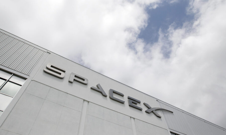 FILE - The SpaceX headquarters is seen, May 25, 2012, in Hawthorne, Calif. On Thursday, Aug. 24, 20...