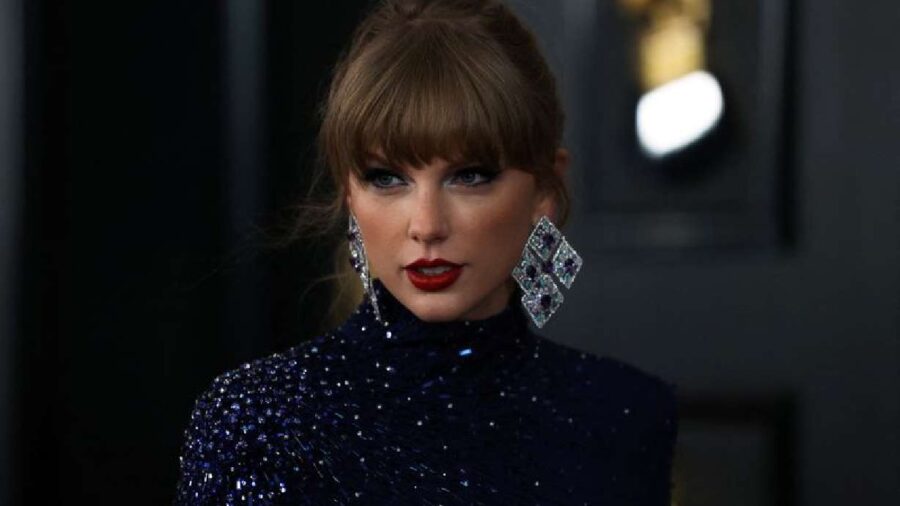 Taylor Swift at the 65th Annual Grammy Awards in Los Angeles on Feb. 5. Utah's ARUP Blood is hostin...