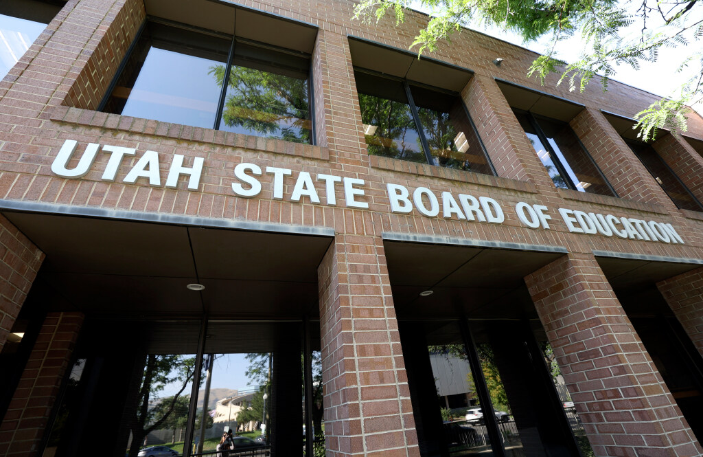 The Utah State Board of Education is pictured in Salt Lake City on Tuesday, July 26, 2022. (	Kristi...
