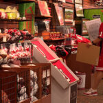 University of Utah fans, and some from Florida, crowed the campus store to buy gear in preparation for the season kickoff on Aug. 31, 2023. (Mark Wetzel/KSL TV)