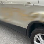 The Garnder's SUV spray painted with hateful language. (Courtesy: The Gardner Family) 