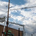 Power crews fixing power lines (Spenser Heaps/Deseret News)