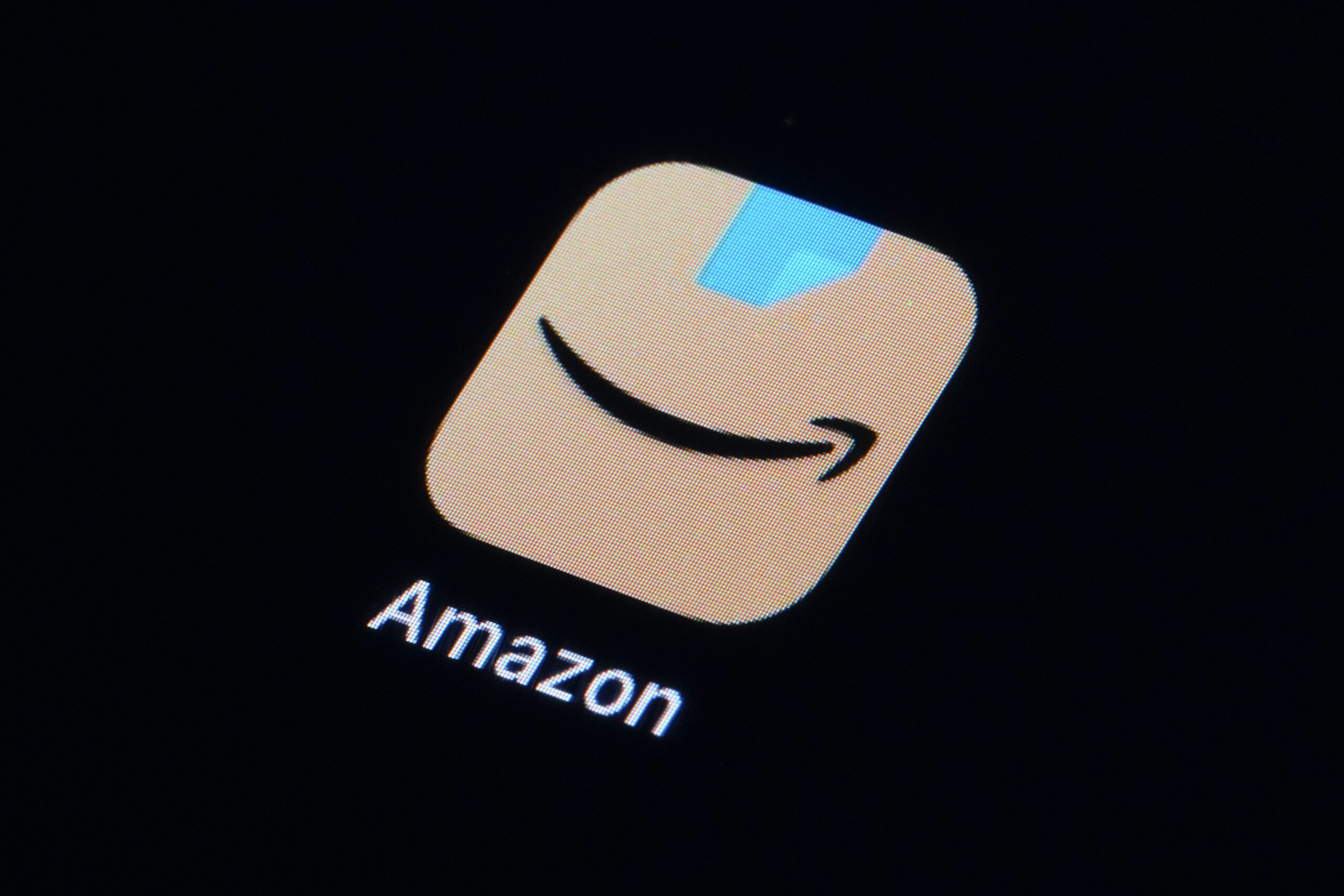 FILE - The Amazon app is seen on a smartphone, Tuesday, Feb. 28, 2023, in Marple Township, Pa. (AP ...