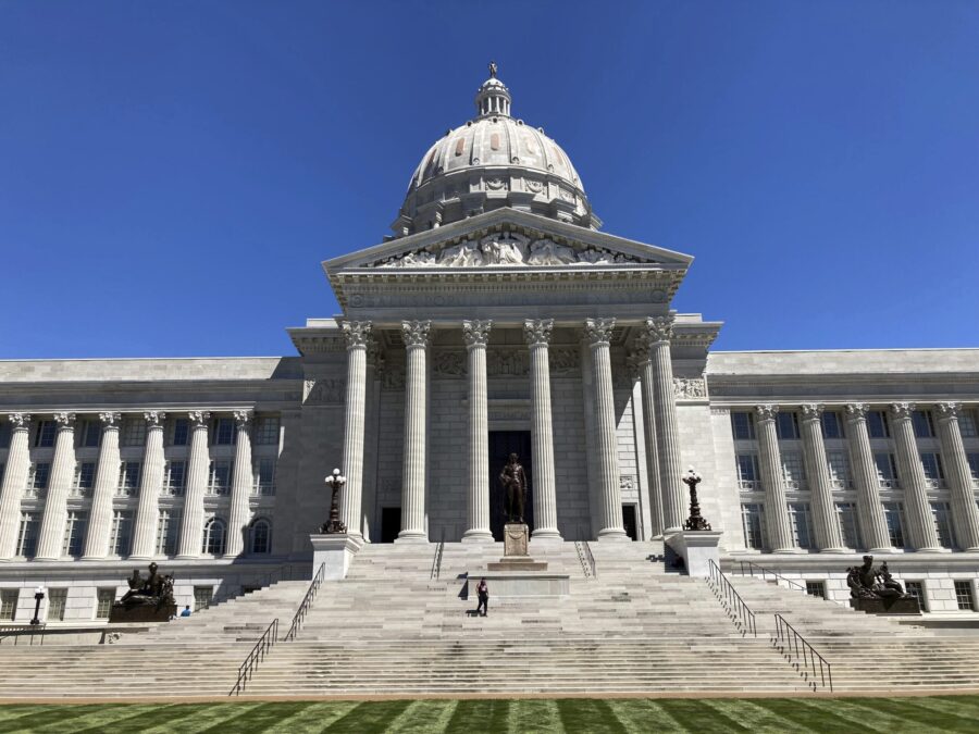 The Missouri Capitol, which is home to the state House and Senate, is shown on Aug. 31, 2023 in Jef...