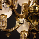 Detail on a chandelier in the St. George Utah Teample. (Intellectual Reserve)