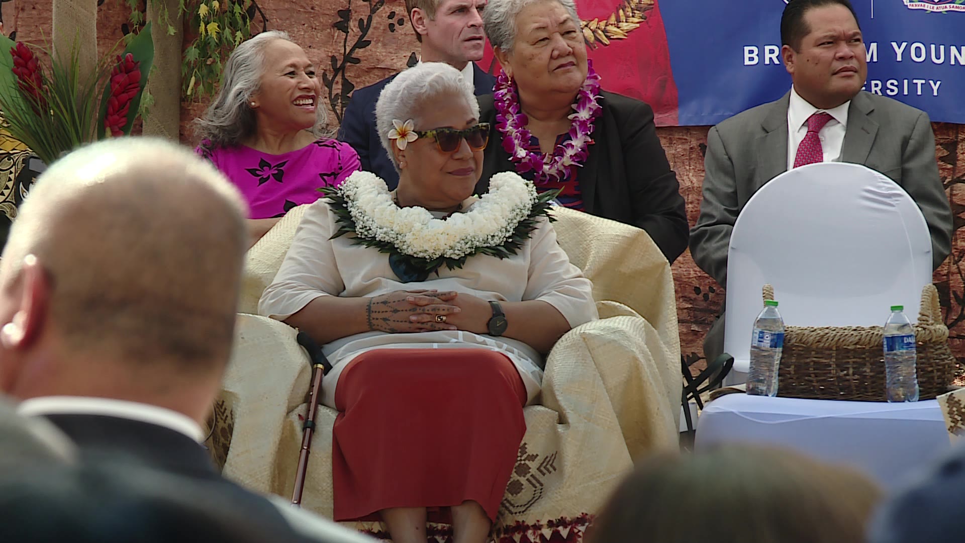 Fiame Naomi Mata’afa, Prime Minister of Samoa, at Brigham Young University. (KSL TV)...