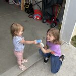 Sophia (right) playing with her little sister. (Courtesy: Craig Ostle)